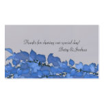 Colourful Leaves Wedding Favor Gift Tags Business Card Template