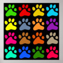 Colourful Paws posters