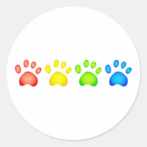 Colourful Paws stickers