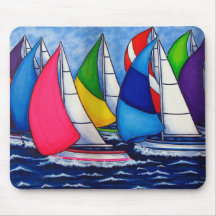 Colourful Regatta Mouse pad