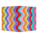 Colourful Retro Binder With Rainbow Waves binder