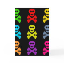 Colourful Skulls cards by prawny Colourful Skulls cards
