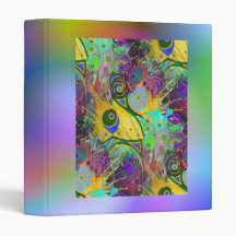 colourful splatter vinyl binder