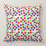 Colourful spots  Pillow, cushion