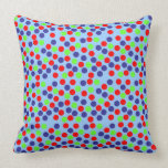 Colourful spots  Pillow, cushion