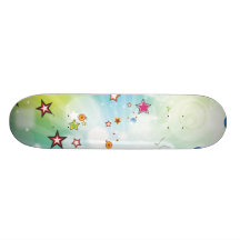 Colourful Stars Skateboards