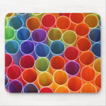 Colourful Straws Mousepad