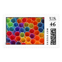 Colourful Straws Stamp