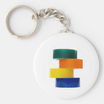 colourfull sellotape pile keychains