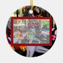 Colours Of Childhood Poem Ornament
