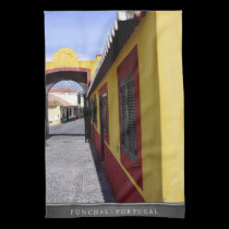 Colours of Funchal (Portugal) Kitchen Teatowel kitchen towels