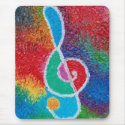 Colours of music Mousepad