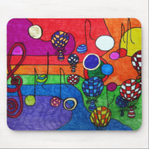 Colours of Music Mousepad mousepads