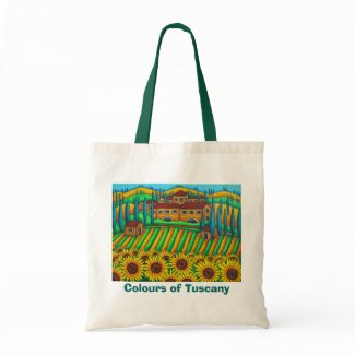 Colours of Tuscany Tote Bag bag