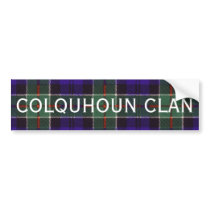 Colquhoun Scottish Tartan Bumper Sticker