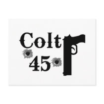 Colt 45 post card
