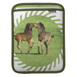 Colt and Foal Playing iPad Sleeve