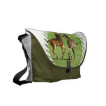 Colt and Foal Playing Messenger Bag