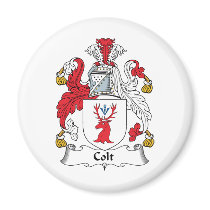 Colt Family Crest magnets by coatsofarms Colt Family Crest magnets
