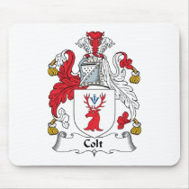 Colt Family Crest mousepads by coatsofarms Colt Family Crest mousepads