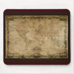 COLTONS old world map c1847 Mouse Mats