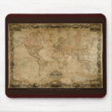 COLTONS old world map c1847 mousepads by RavenSpiritPrints COLTONS old world map c1847 mousepads