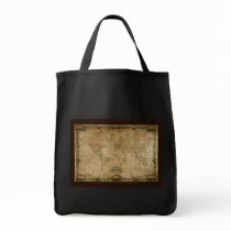 Coltons Vintage World Map Carry Bag