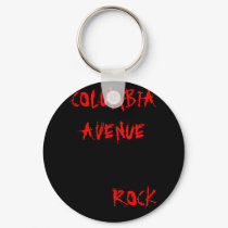 COLUMBIA AVENUE ROCK KEYCHAIN by columbiaave123 COLUMBIA AVENUE ROCK KEYCHAIN