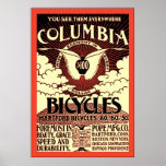 Columbia Bicycles ~ Vintage Bicycle Advertising Print