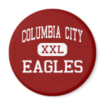 Columbia City - Eagles - High - Columbia City magnets