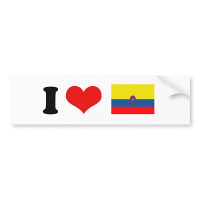 Columbia Flag Bumper Sticker by flagshirts