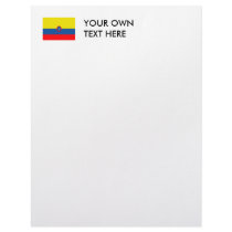 Columbia Flag Letterhead Design
