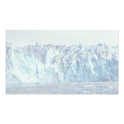 Columbia Glacier Business Card (back side)