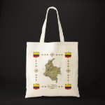 Colombia Map Flag Border Bag
