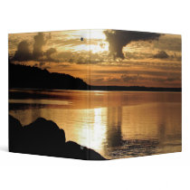 Columbia River Gorge Sunset Rocks Avery Binder