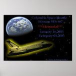 Columbia Space Shuttle Posters