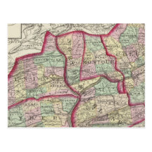 Columbia, Union, Snyder, Montour Post Card
