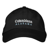 Columbiana,Alabama Female Hat embroidered hats by Rep_Ya_Hood Columbiana,Alabama Female Hat embroidered hats