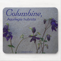 COLUMBINE, AQUELEGIA HUBRIDA mousepads