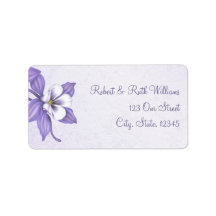 Columbine Bouquet Address Labels