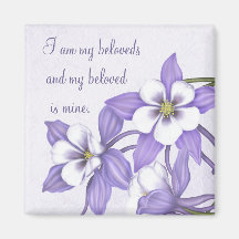 Columbine Bouquet Magnet ~ My Beloved