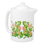 Columbine Floral Garden Teapot