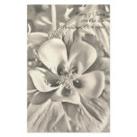 Columbine flower stationary paper stationery