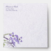 Columbine Wedding Invitation Envelopes (5.5x5.5)