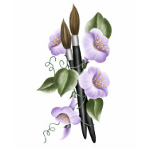 Columbines and Paintbrushes t-shirts