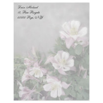 Columbines letter head letterhead by Emazevedo Columbines letter head letterhead