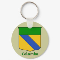 Columbo Family Shield Keychain by NameShack Columbo Family Shield Keychain