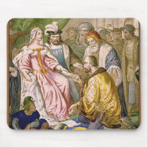 Columbus and Queen Isabella Mousepad by orglioness Columbus and Queen Isabella Mousepad