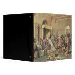 Columbus at the Royal Court of Spain in Barcelona 3 Ring Binders