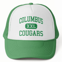 Columbus - Cougars - High - Columbus Montana hats